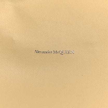 Alexander McQueen Nappa Skull Four Ring Clutch Yellow 9 of 14