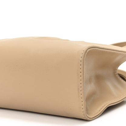 Telfar Vegan Leather Small Shopping Bag Cream 10 of 11