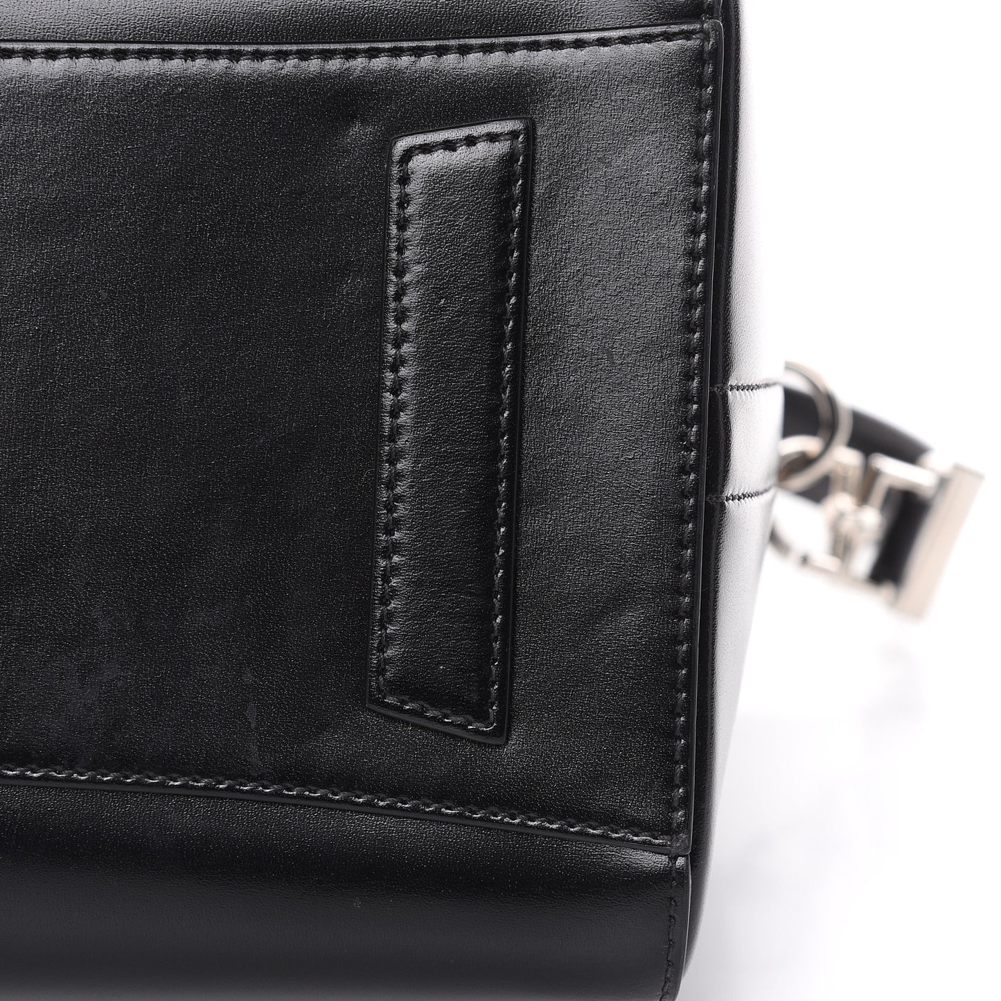 Shiny Lord Calfskin Medium Antigona Black
