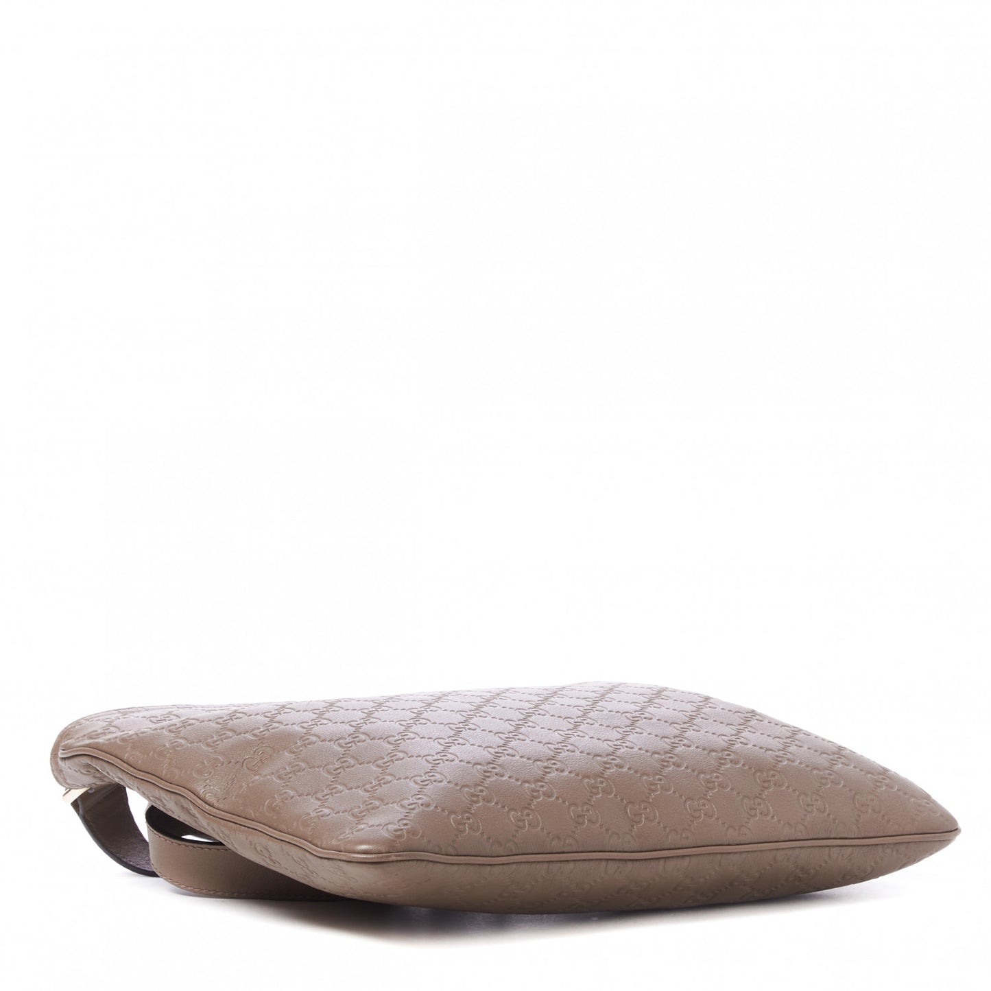 Guccissima Large Flat Messenger Bag Camelia