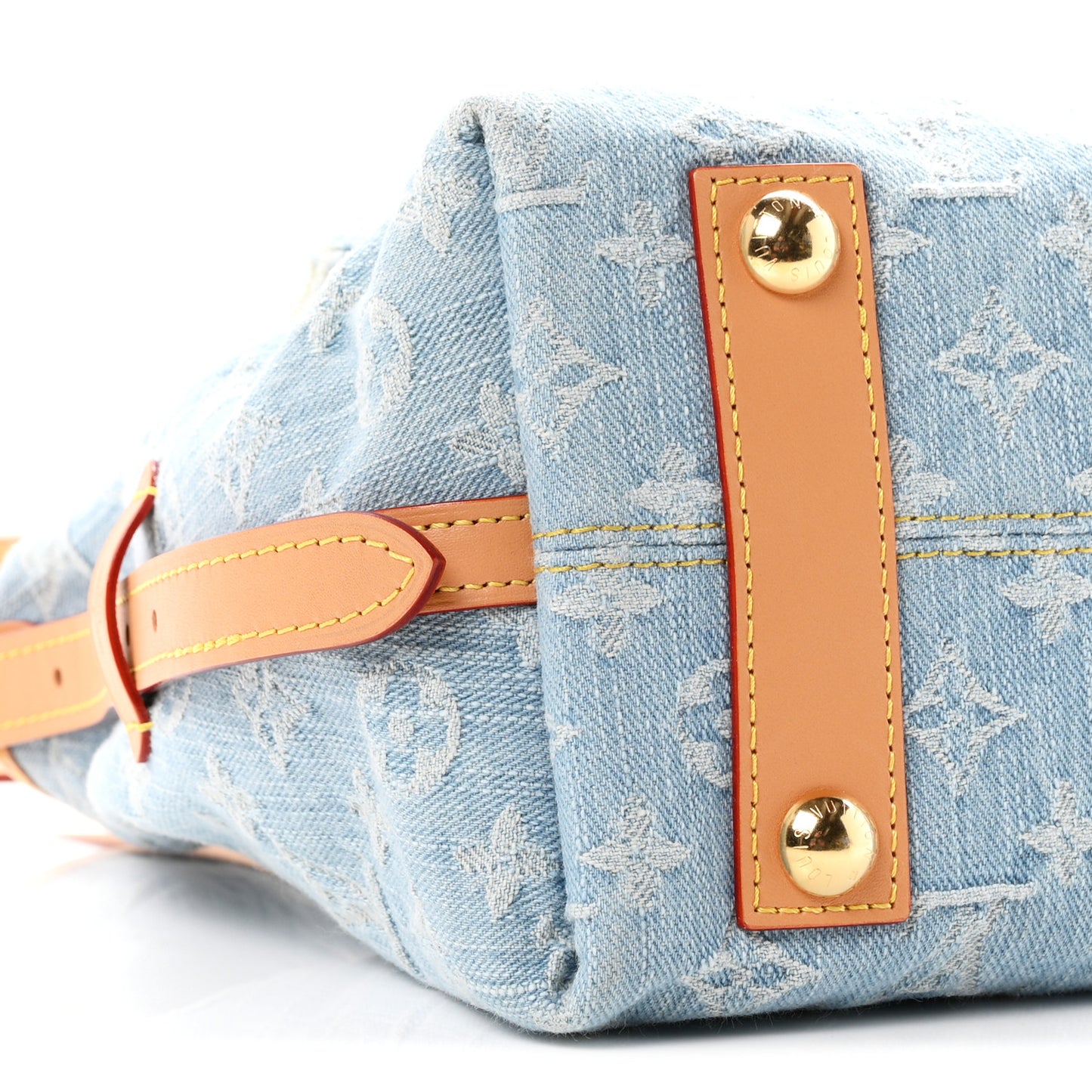Monogram Denim CarryAll PM Sky Blue