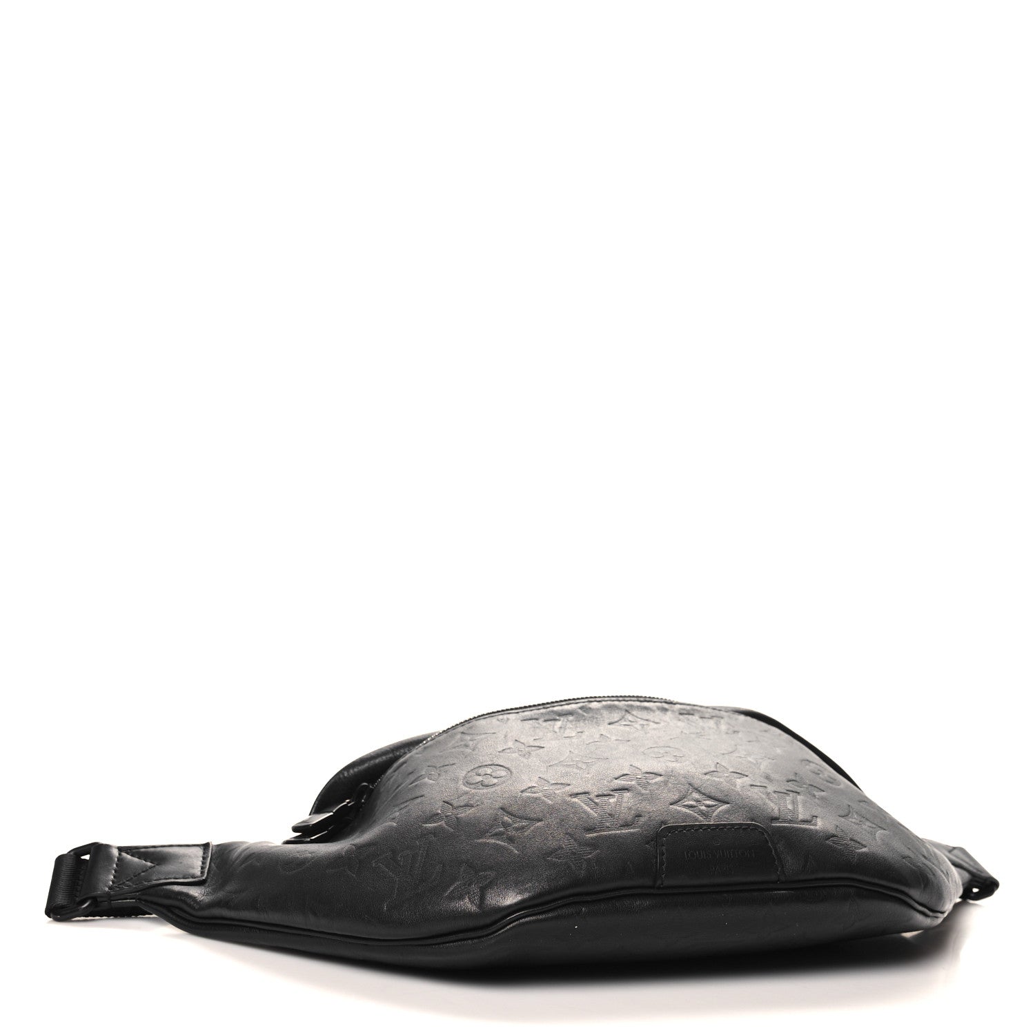 Louis Vuitton Calfskin Monogram Shadow Discovery Bumbag Black 4 of 9