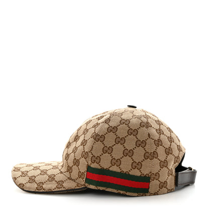 Gucci Monogram Web Baseball Hat M Beige Cocoa 3 of 11