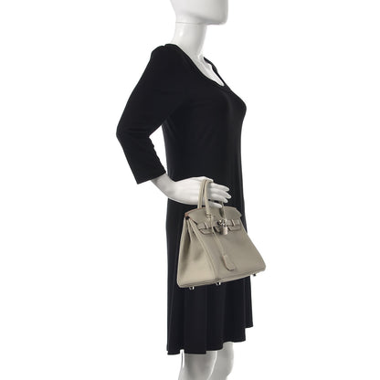 Hermes Togo Birkin 25 Gris Perle 2 of 33