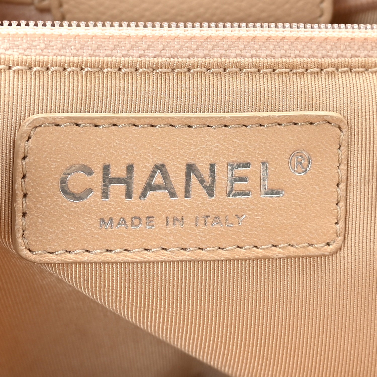 Chanel Calfskin Cerf Executive Shopper Tote Beige 5 of 8