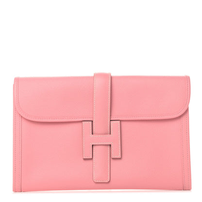 Hermes Epsom Jige PM Clutch Rose Confetti 1 of 4