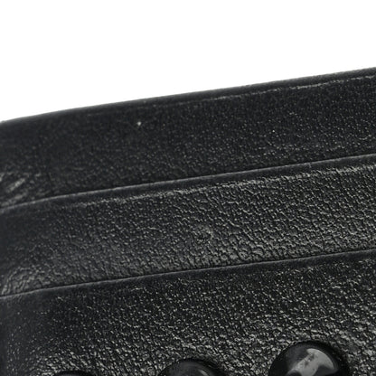 Christian Louboutin Calfskin Paris Spikes Kios Card Holder Black 12 of 13