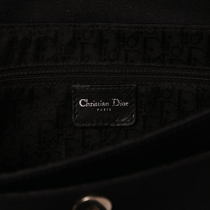 Christian Dior Silk Jersey Crystal Hardcore Clutch Black 11 of 17