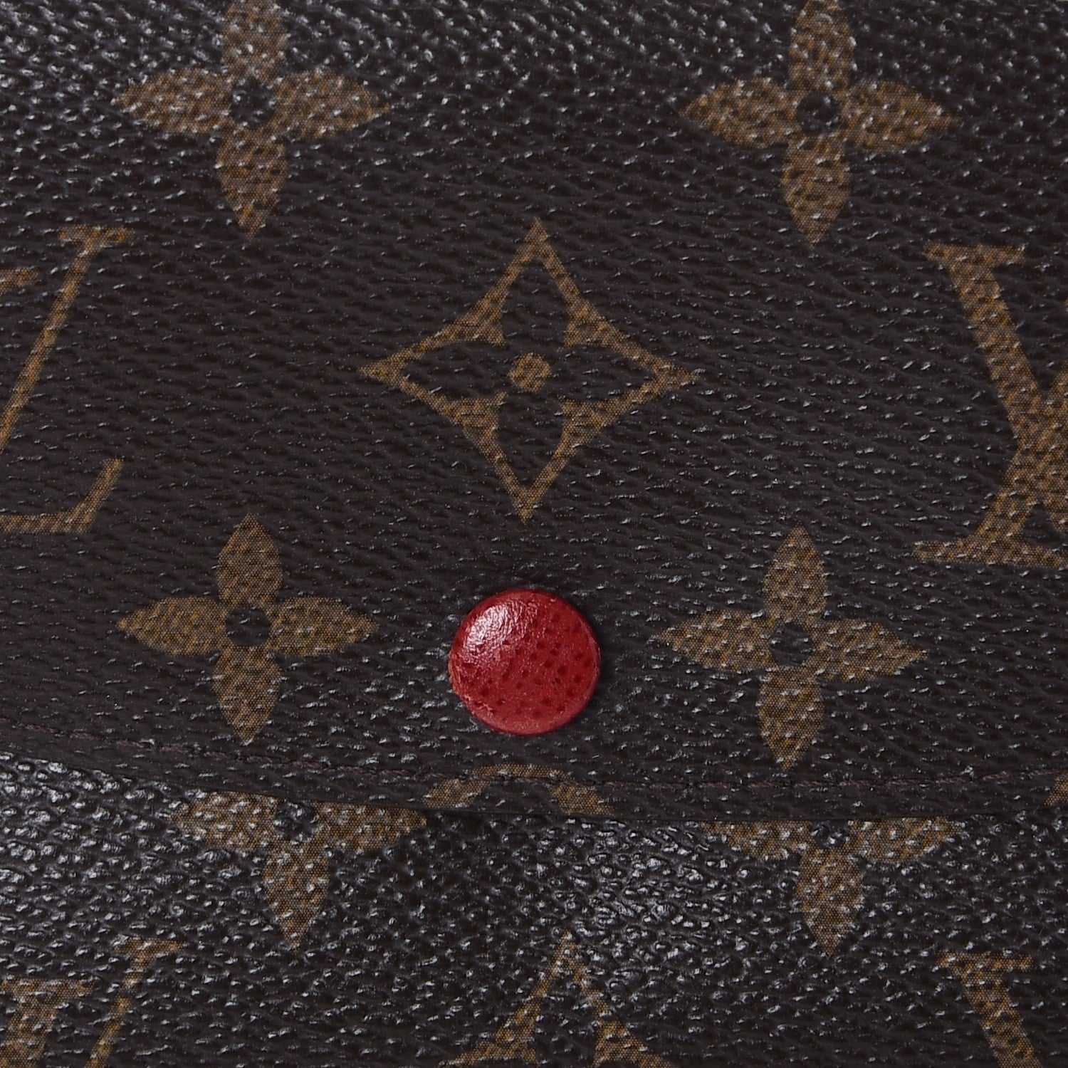 Louis Vuitton Monogram Emilie Wallet Red 10 of 13