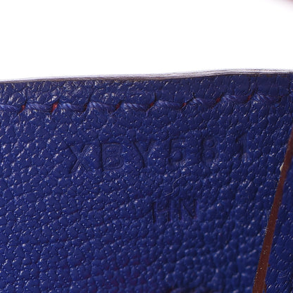 Hermes Epsom Horseshoe Birkin 30 Rose Jaipur Bleu Electrique 31 of 33