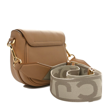 Marc Jacobs Calfskin Small The Covered J Marc Saddle Bag Tan 2 of 10