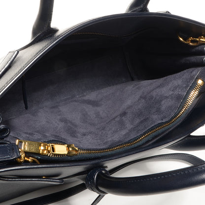 Saint Laurent Calfskin Small Sac De Jour Navy 5 of 8
