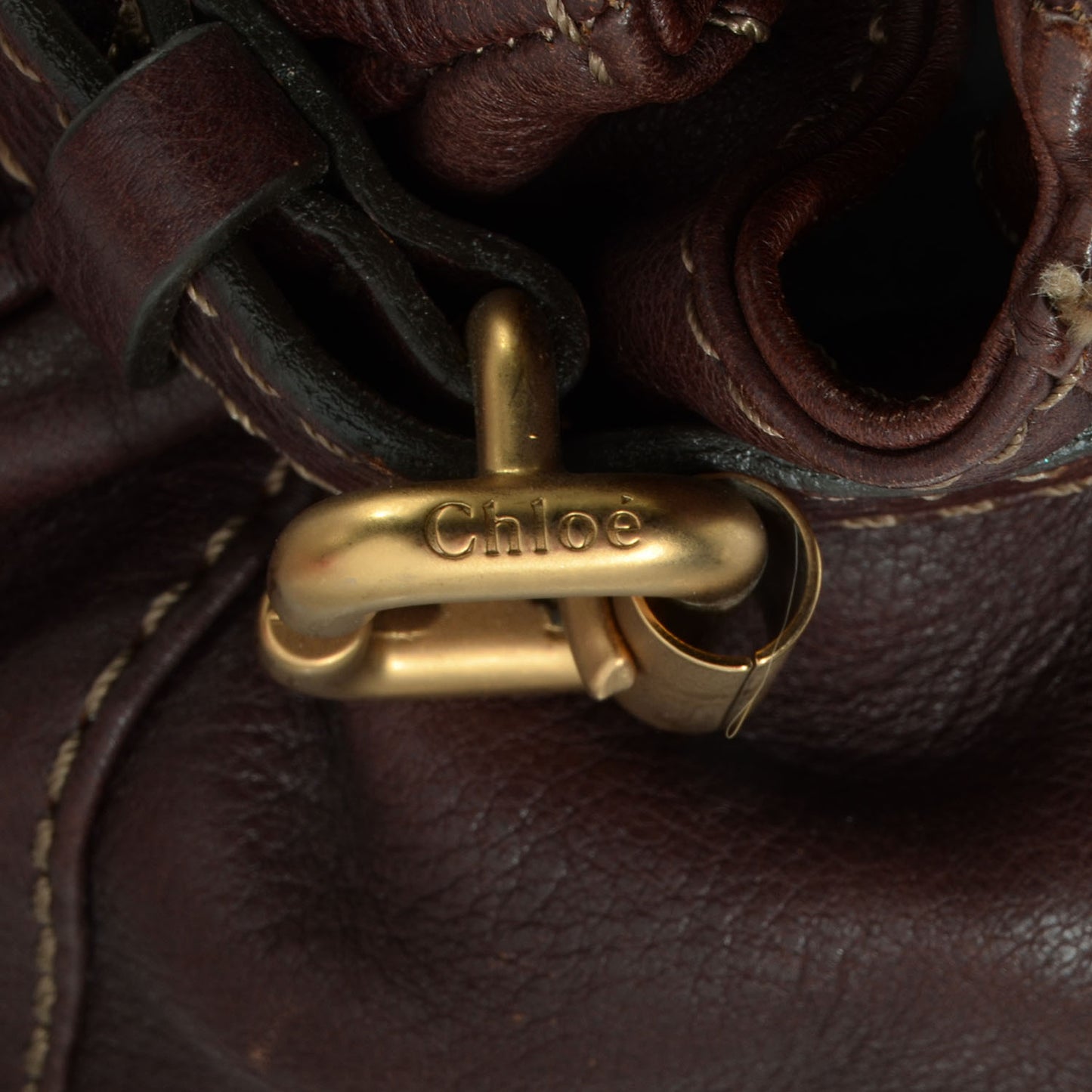 Leather Medium Paddington Satchel Chocolate