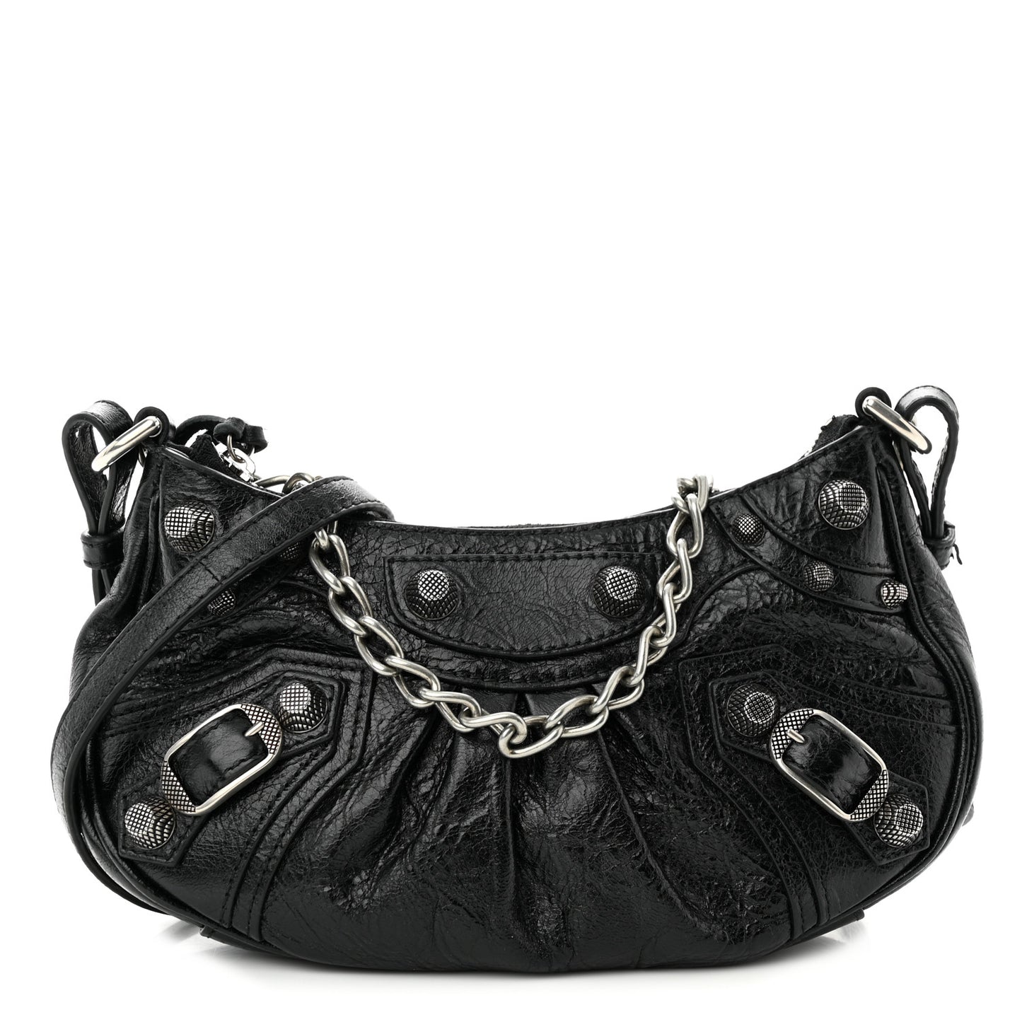 Agneau Arena Le Cagole Mini Purse With Chain Black