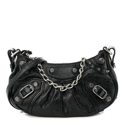 Balenciaga Agneau Arena Le Cagole Mini Purse With Chain Black 1 of 10