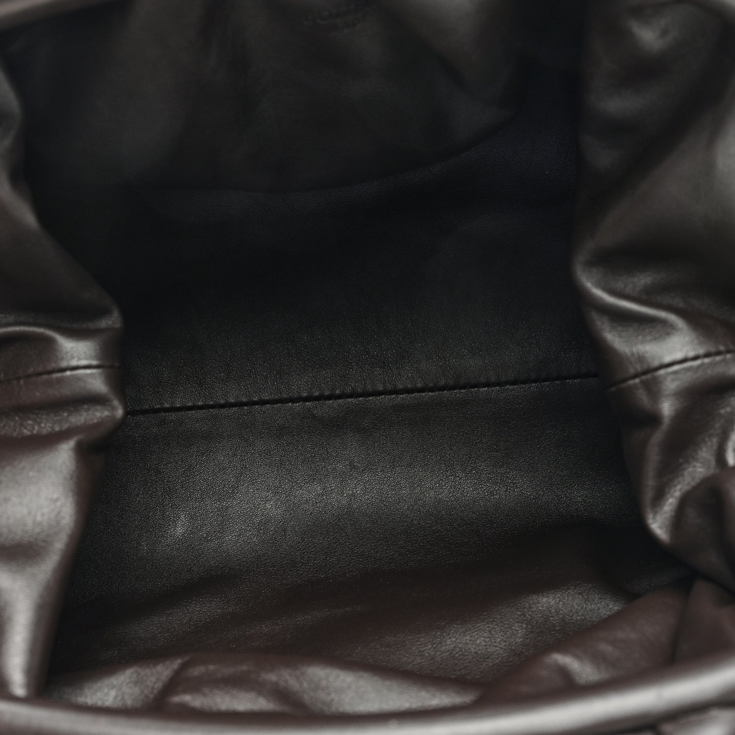 Smooth Butter Calf The Pouch Oversized Clutch Fondente