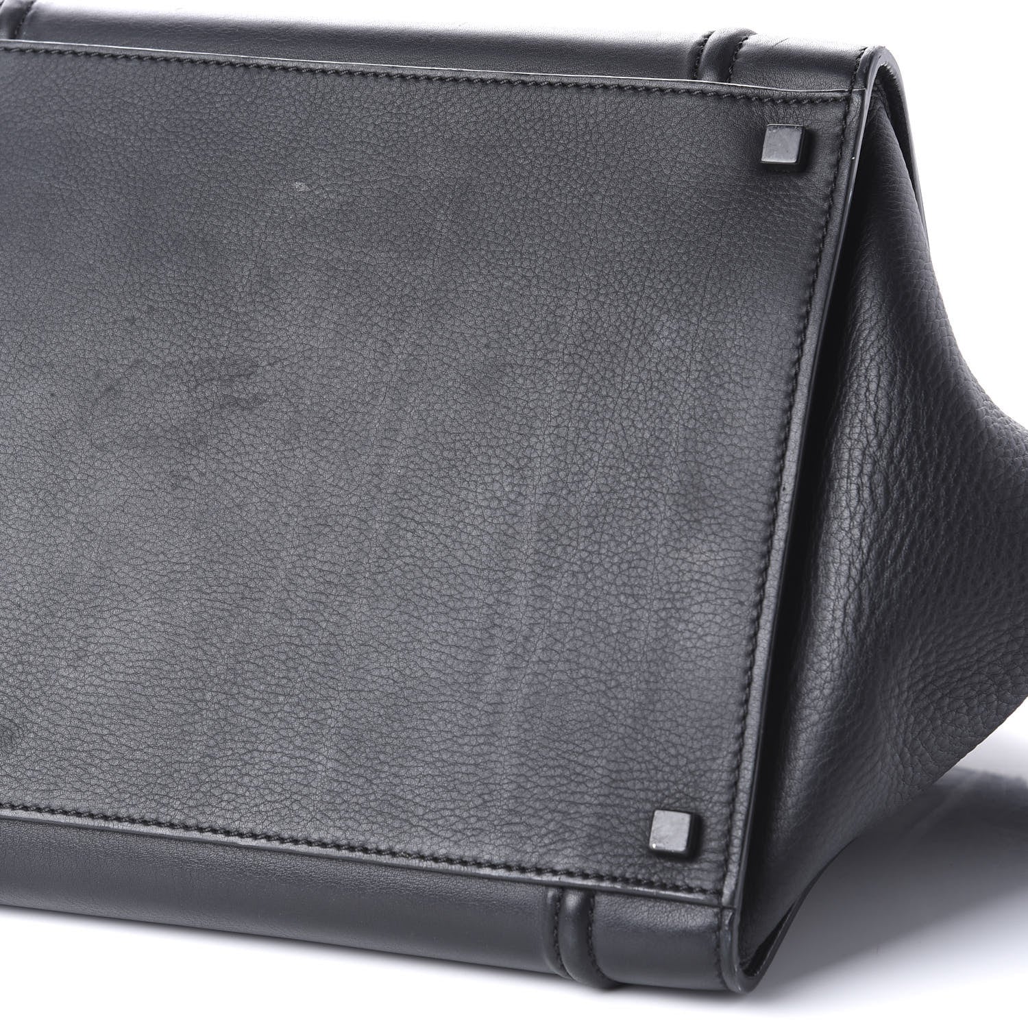 Celine Supple Calfskin Medium Phantom Luggage Black 6 of 10