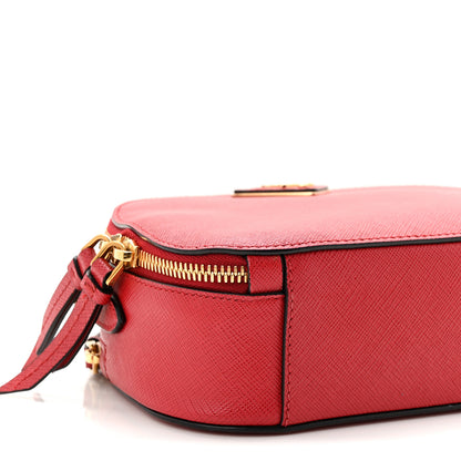 Prada Saffiano Lux Odette Crossbody Fuoco 9 of 10