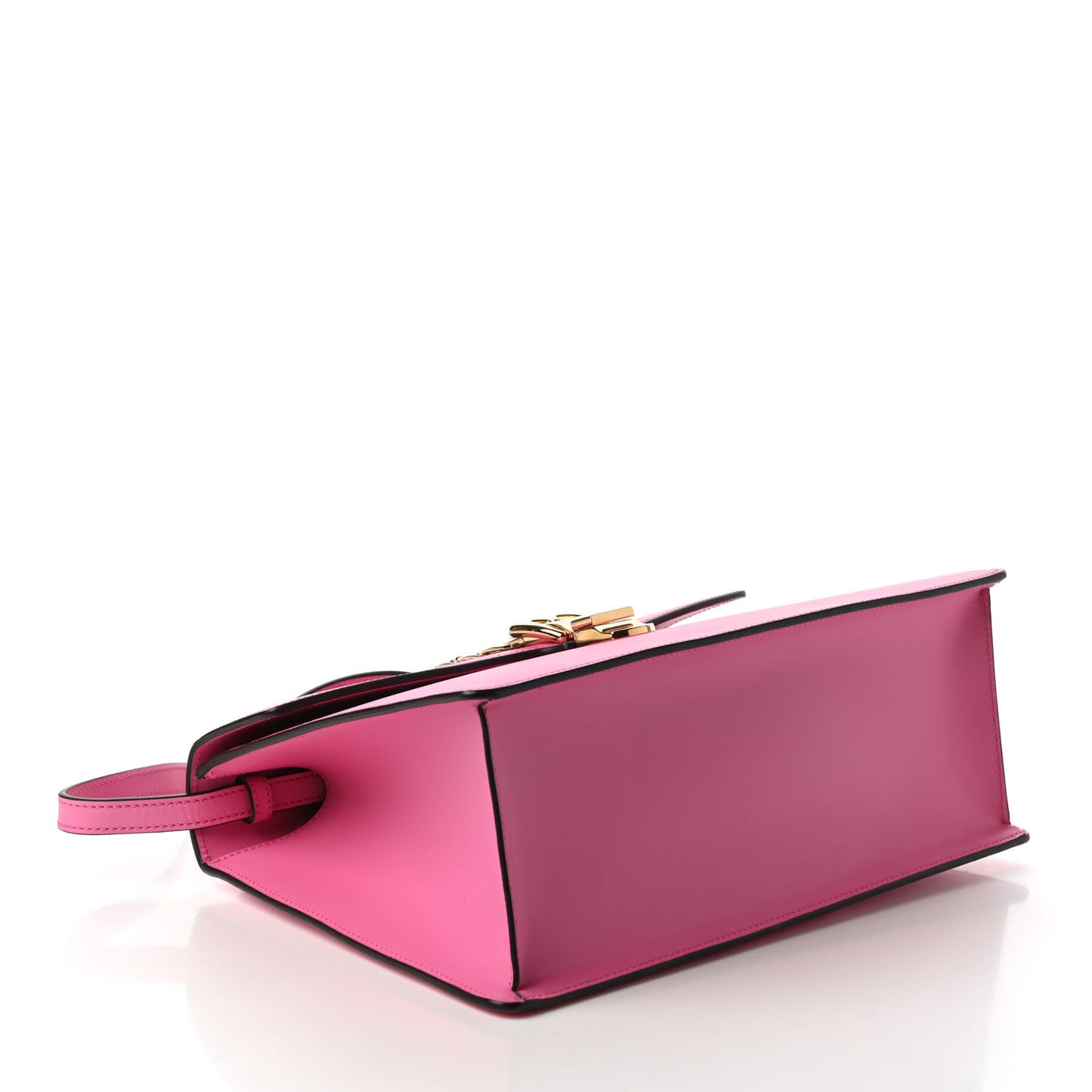 Vitello Fontanella Web Medium Sylvie Top Handle Bag Pink Tropical Flower