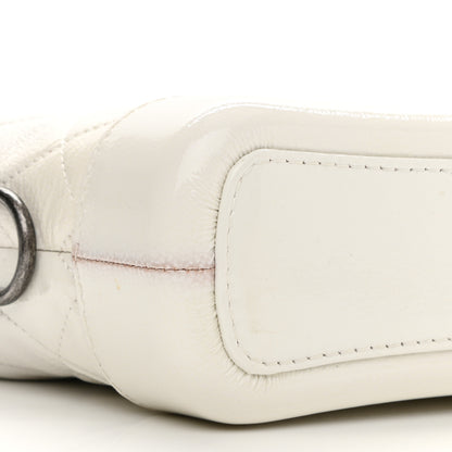 Chanel Aged Calfskin Quilted Small Gabrielle Hobo White 9 of 11