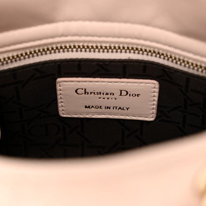 Christian Dior Lambskin Cannage Mini Lady Dior Aesthetic Beige 6 of 14