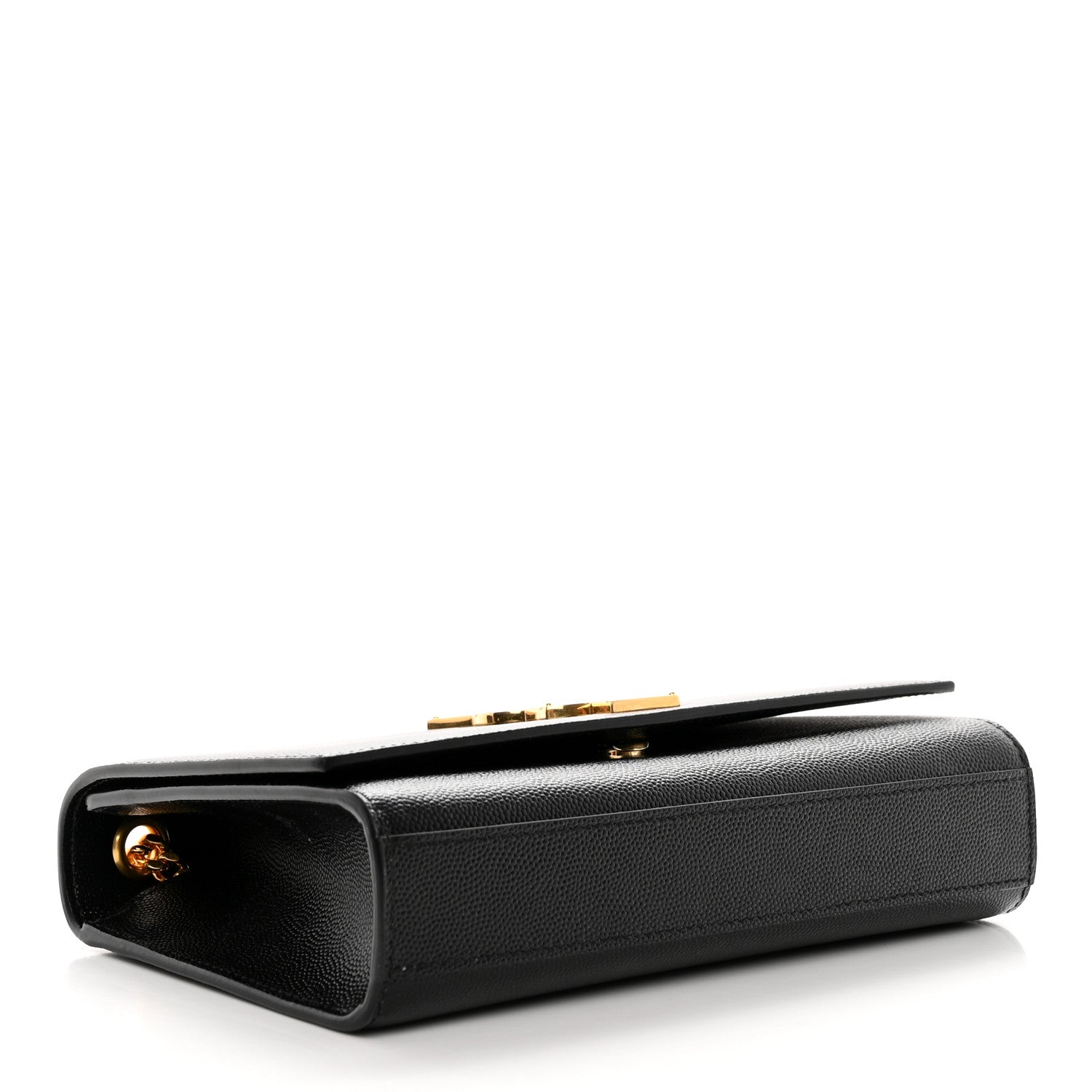 Saint Laurent Grain De Poudre Small Monogram Kate Satchel Black 4 of 15