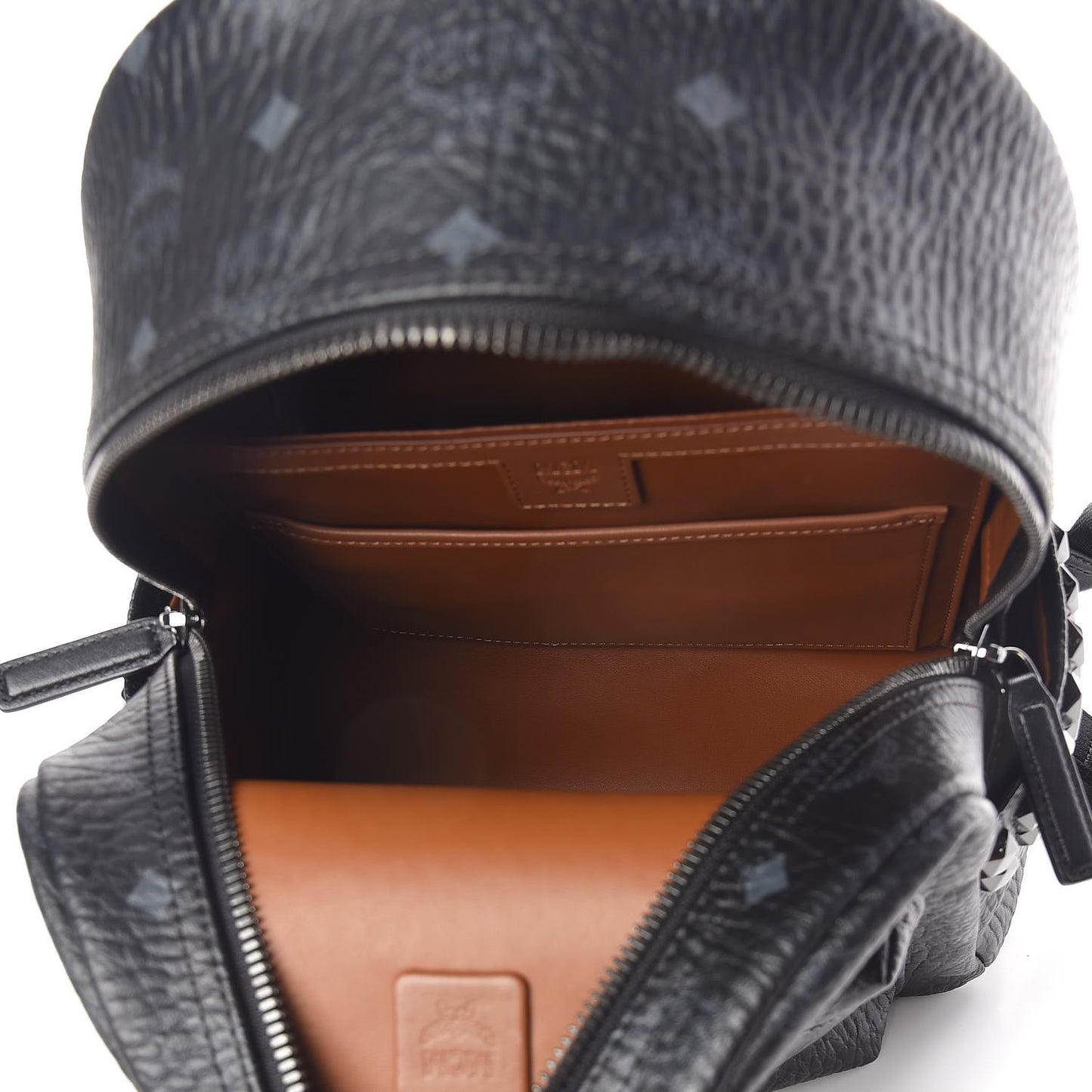 Visetos Small Side Stud Stark Backpack Black