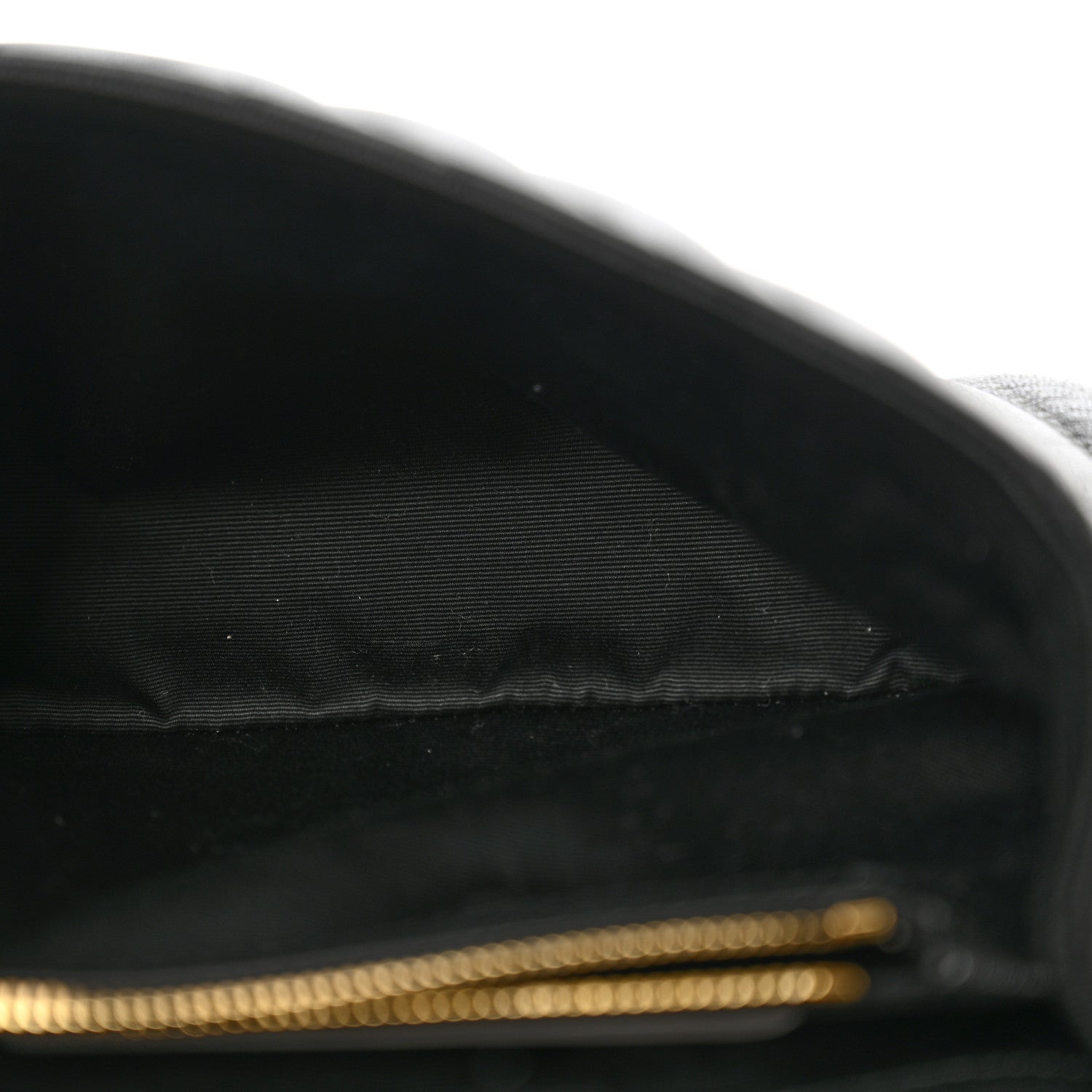 Saint Laurent Sheepskin Matelasse Chevron Monogram Medium College Bag Black 5 of 12