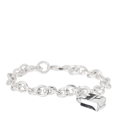 Tiffany Sterling Silver Shopping Bag Charm Bracelet 1 of 4
