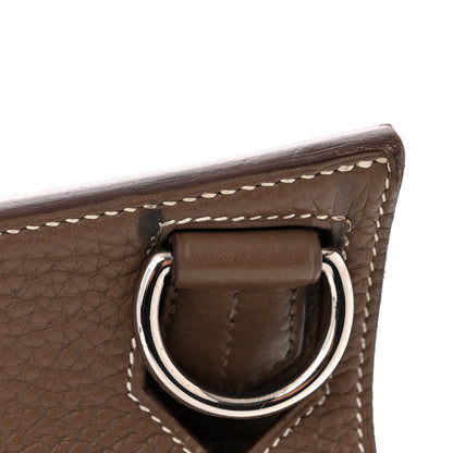 Hermes Taurillon Clemence Jypsiere 31 Etoupe 11 of 12