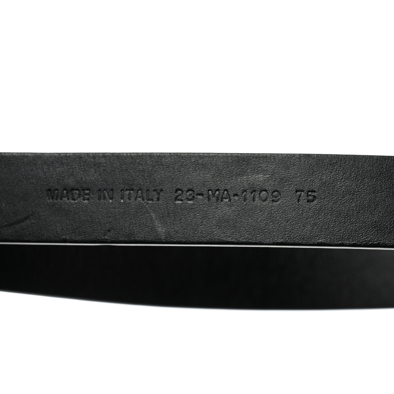 Christian Dior Calfskin Saddle Belt 75 Black 6 of 6
