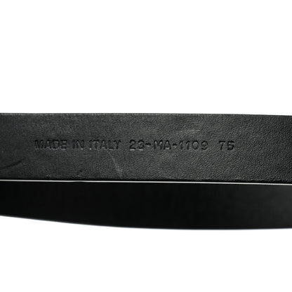 Christian Dior Calfskin Saddle Belt 75 Black 6 of 6