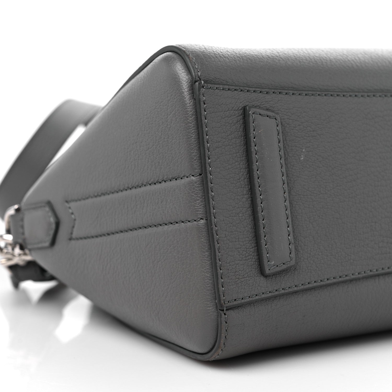 Givenchy Sugar Goatskin Mini Antigona Pearl Grey 8 of 14
