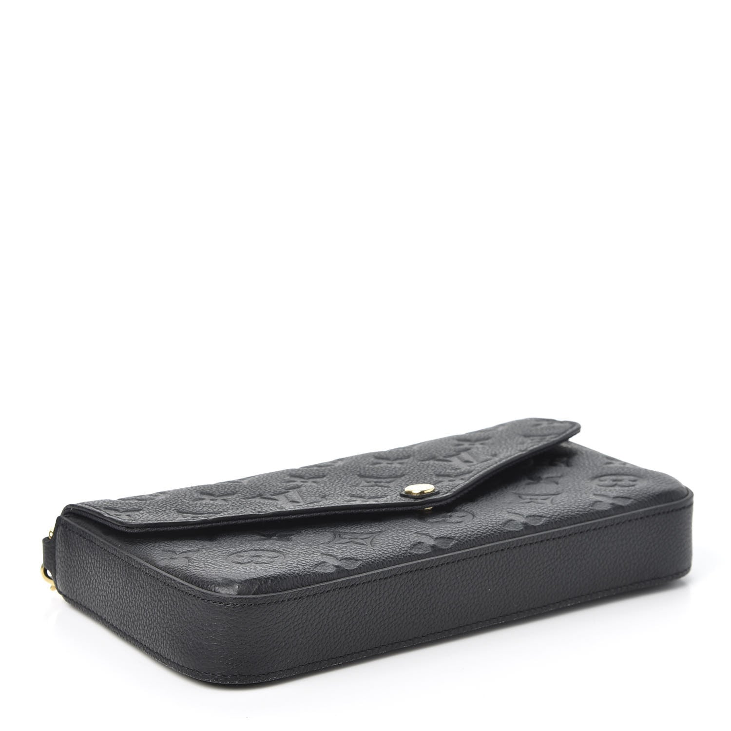 Louis Vuitton Empreinte Pochette Felicie Chain Wallet Black 3 of 9
