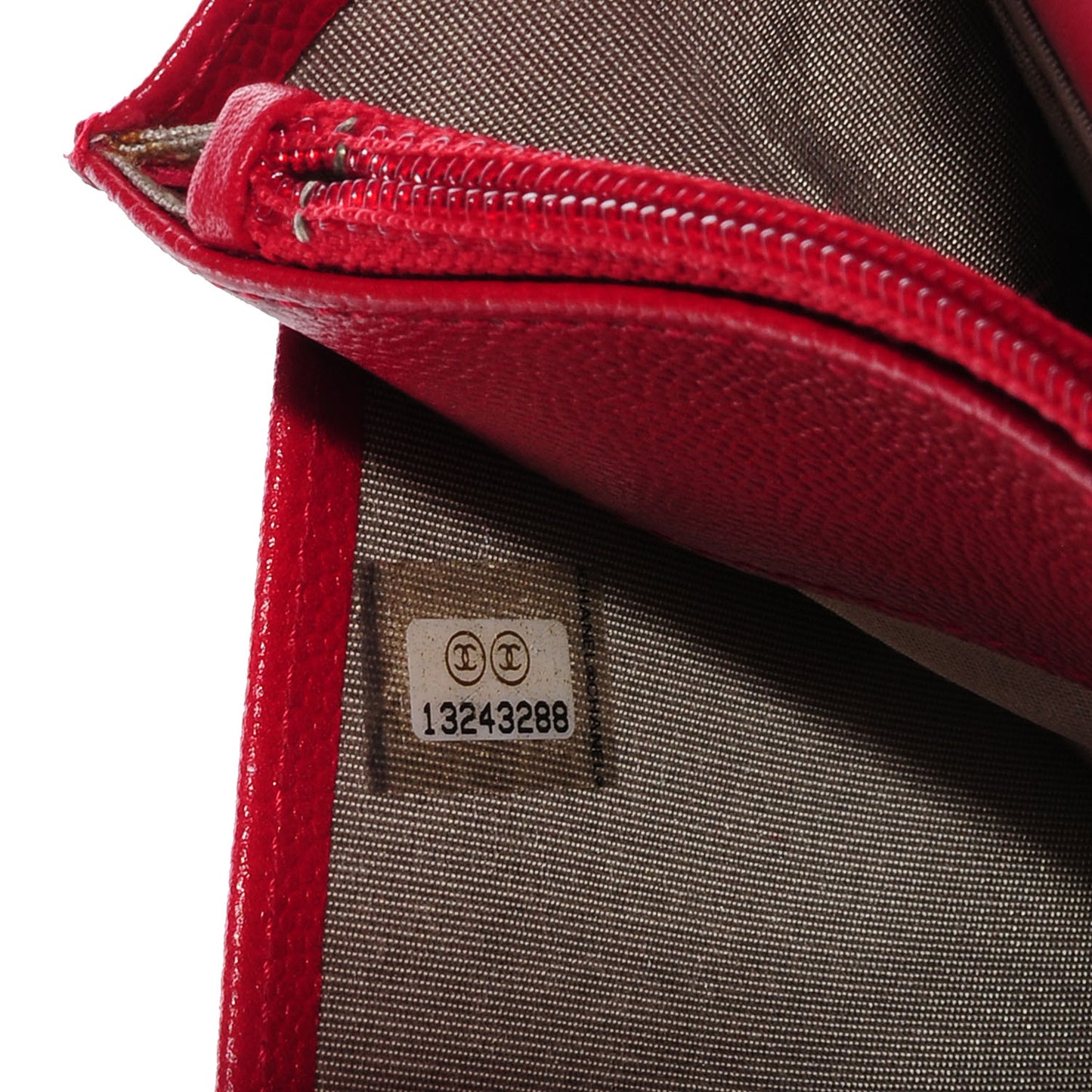 Caviar Sevruga Wallet on Chain WOC Red