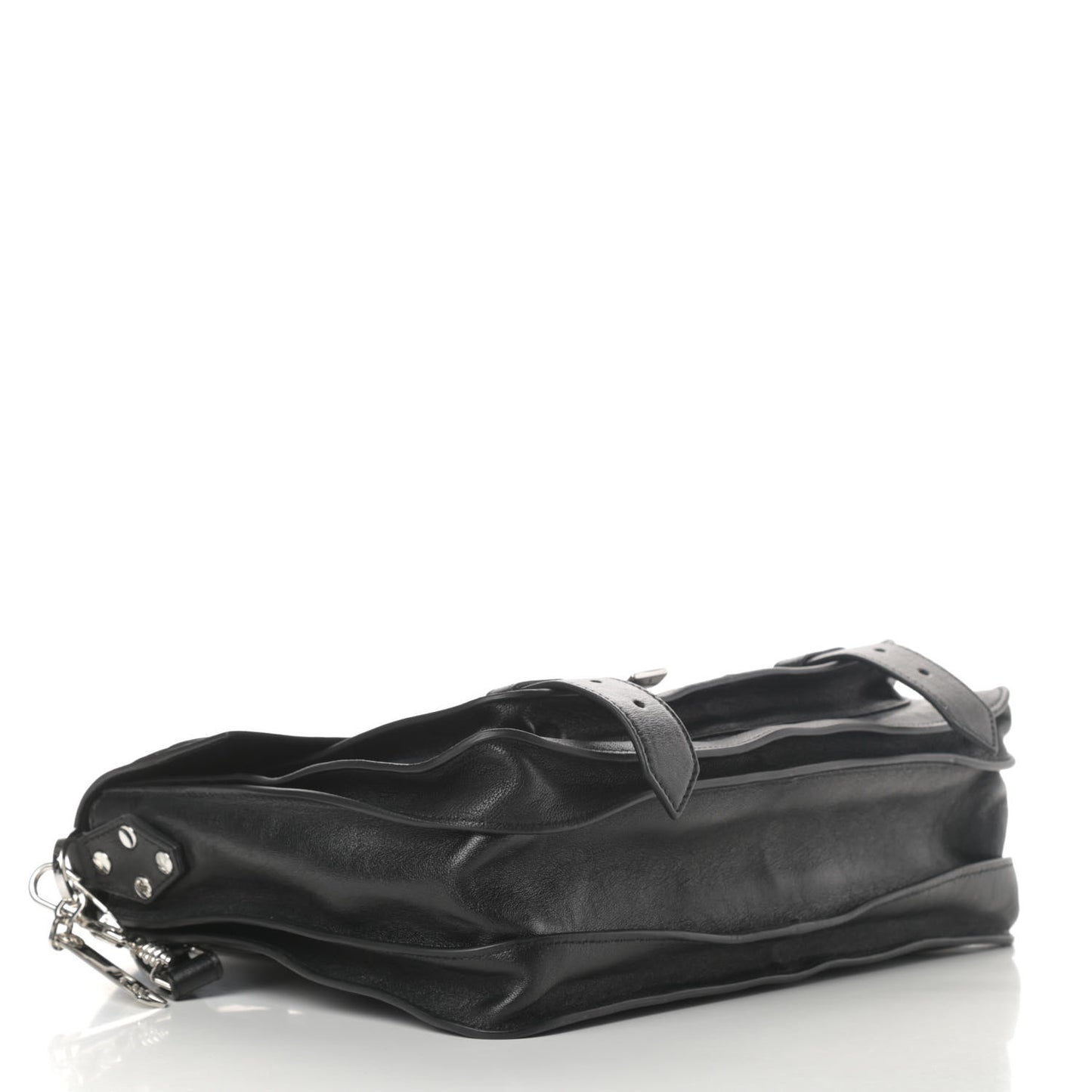 Lambskin PS1 Medium Satchel Black