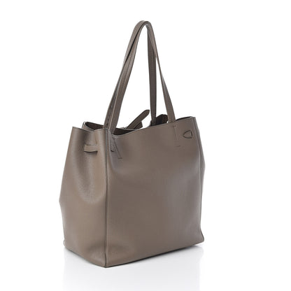 Celine Soft Grained Calfskin Small Belt Cabas Phantom Taupe 3 of 9