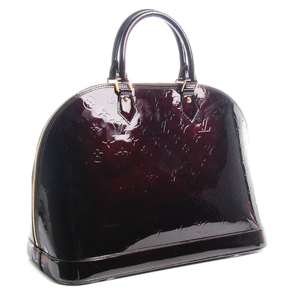Louis Vuitton Vernis Alma GM Amarante 3 of 7