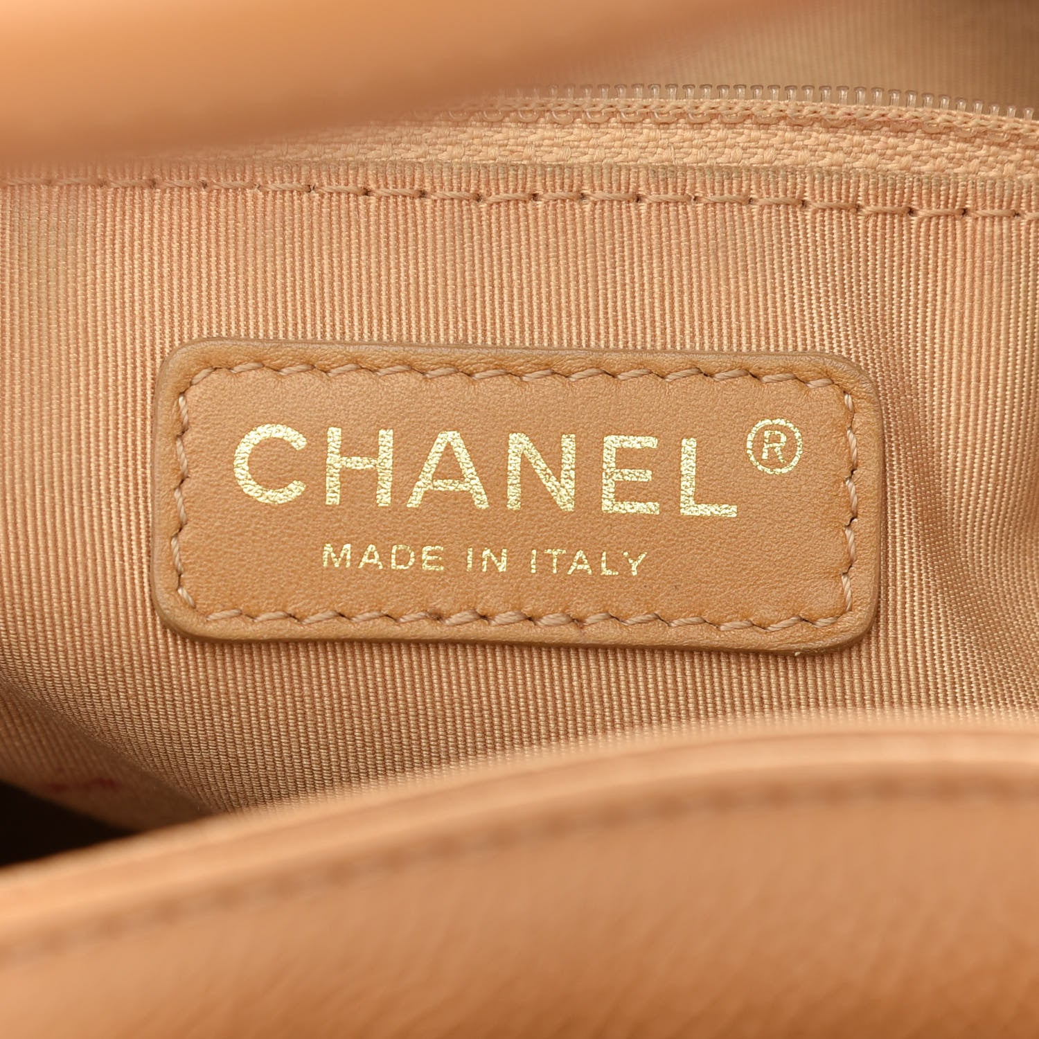 Chanel Calfskin Cerf Executive Shopper Tote Beige 6 of 9