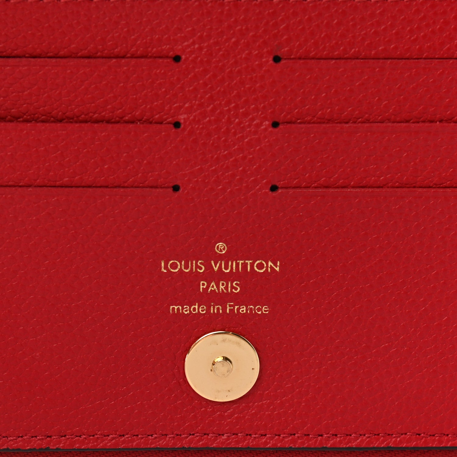 Louis Vuitton Empreinte Adele Wallet Cherry 6 of 7