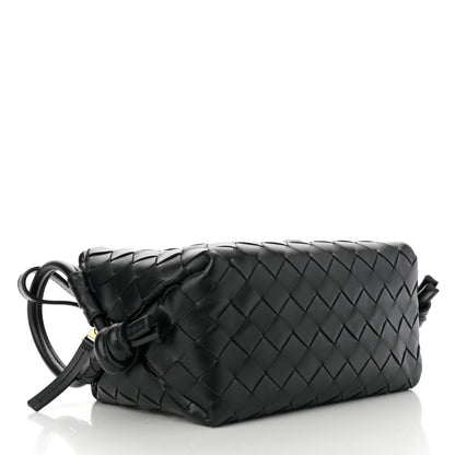 Bottega Veneta Calfskin Intrecciato Small Loop Top Handle Black 4 of 10