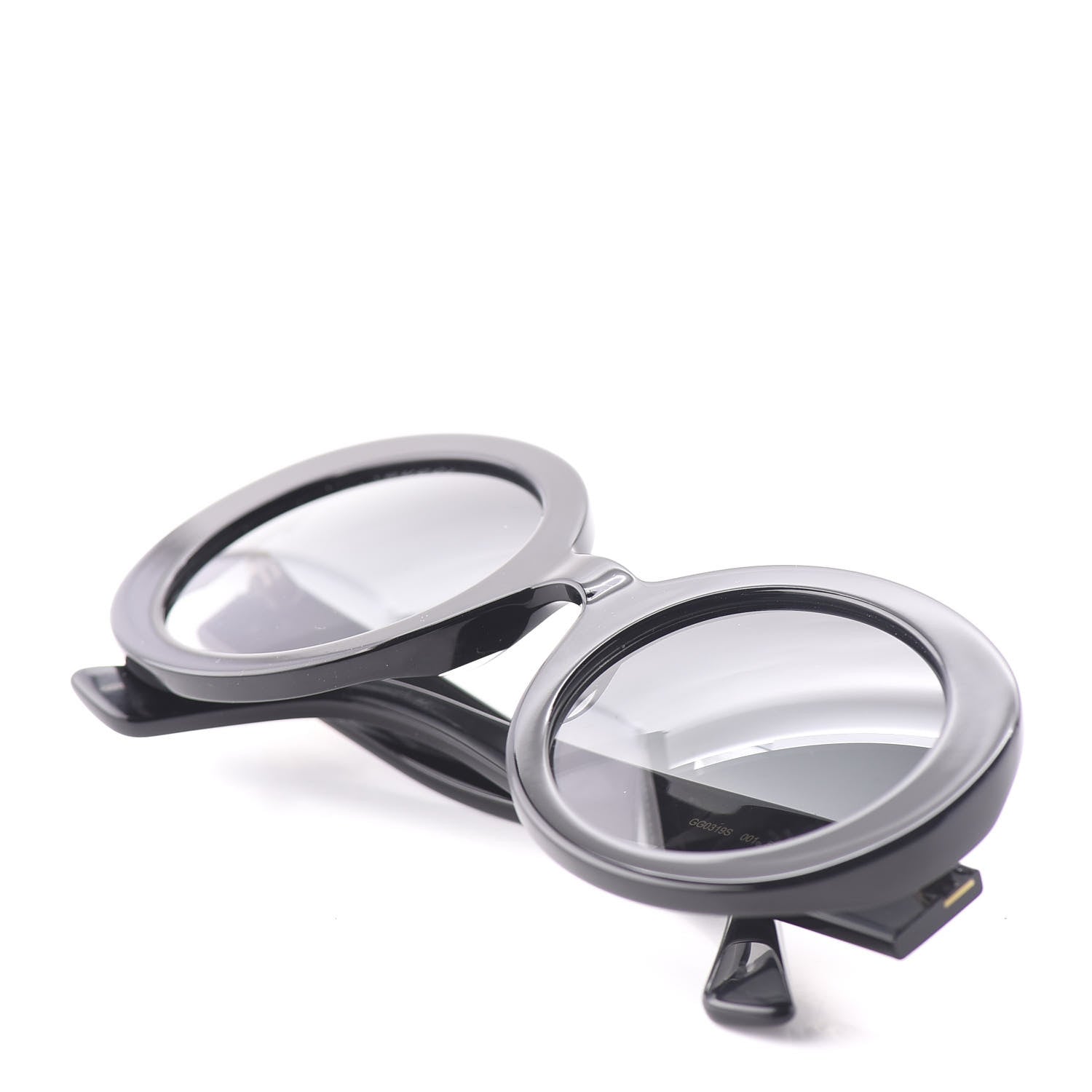 Gucci Acetate Round GG Sunglasses GG0319S Black 10 of 11