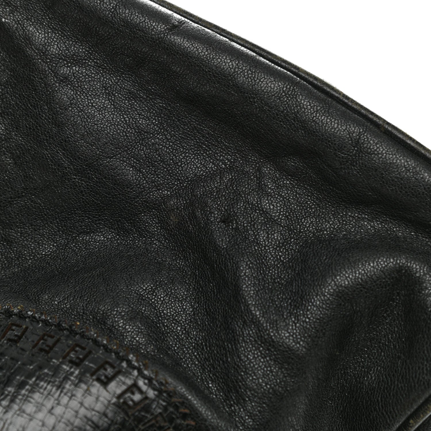 Fendi Distressed Lambskin Large Bag De Jour Tote Black 22 of 24