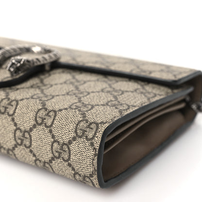 Gucci GG Supreme Monogram Mini Dionysus Chain Wallet Beige Taupe 10 of 10