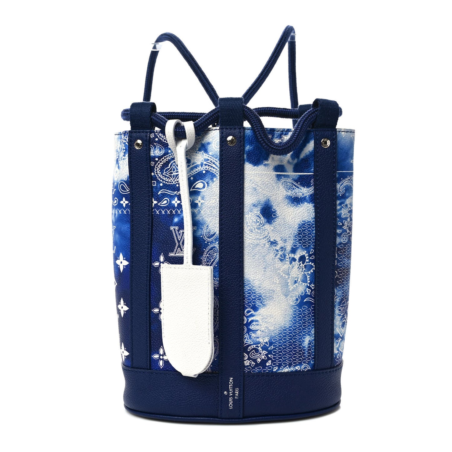 Cowhide Monogram Bandana Randonnee PM Blue