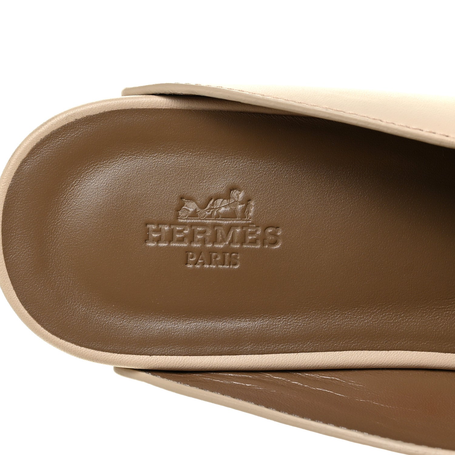 Hermes Calfskin Calya Mules 39 Hetre 11 of 14