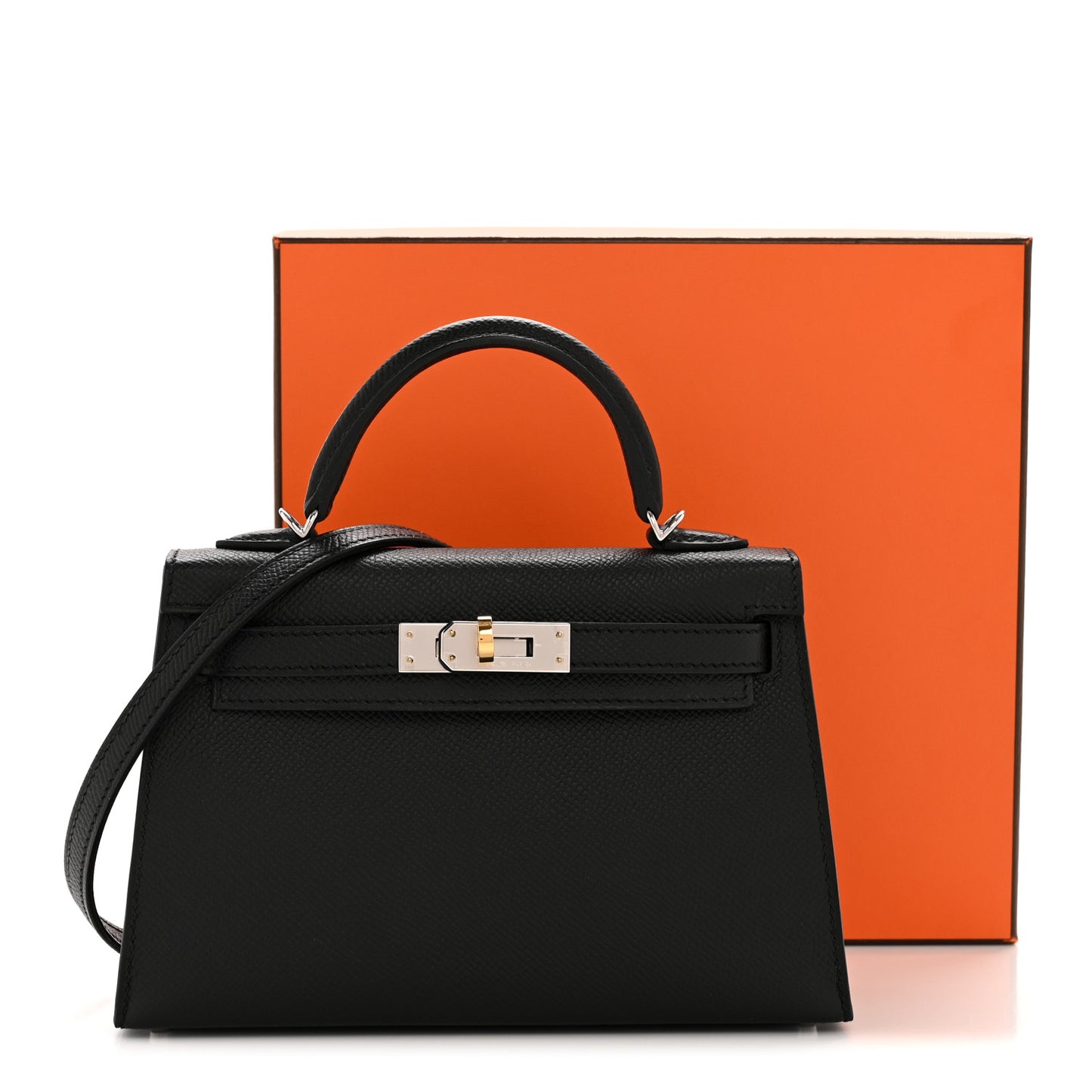 Epsom Mini Kelly Sellier 20 Black