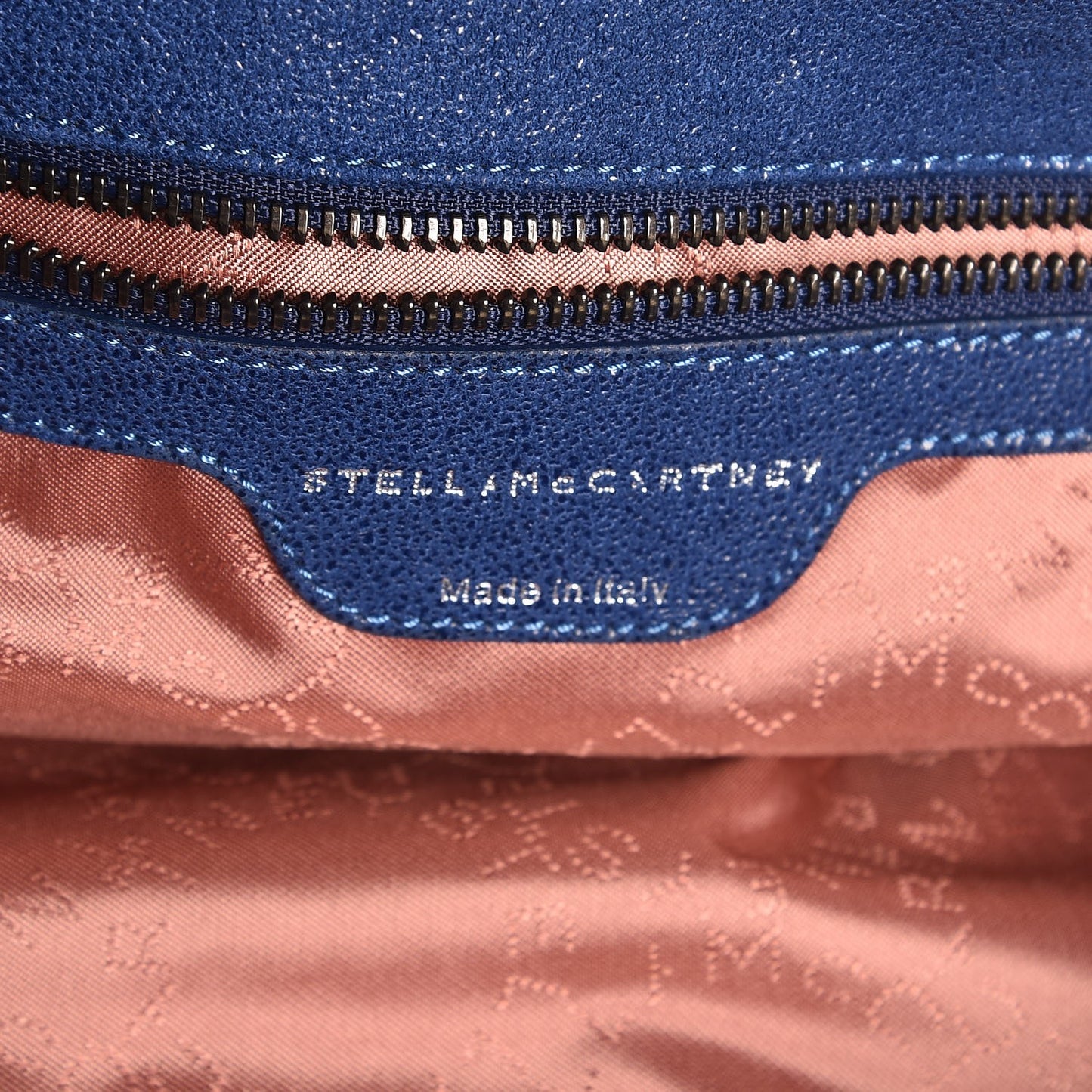 Shaggy Deer Falabella Fold Over Tote Blue