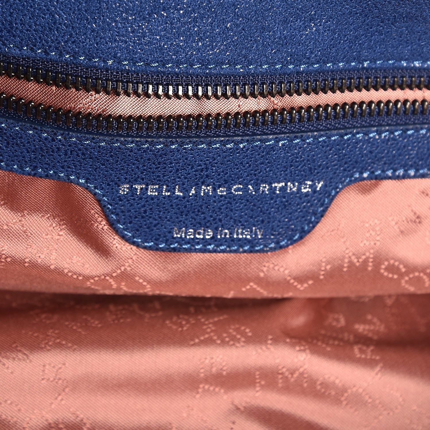 Stella McCartney Shaggy Deer Falabella Fold Over Tote Blue 6 of 7