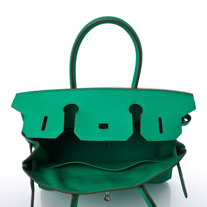 Hermes Taurillon Clemence Birkin 30 Menthe 15 of 31